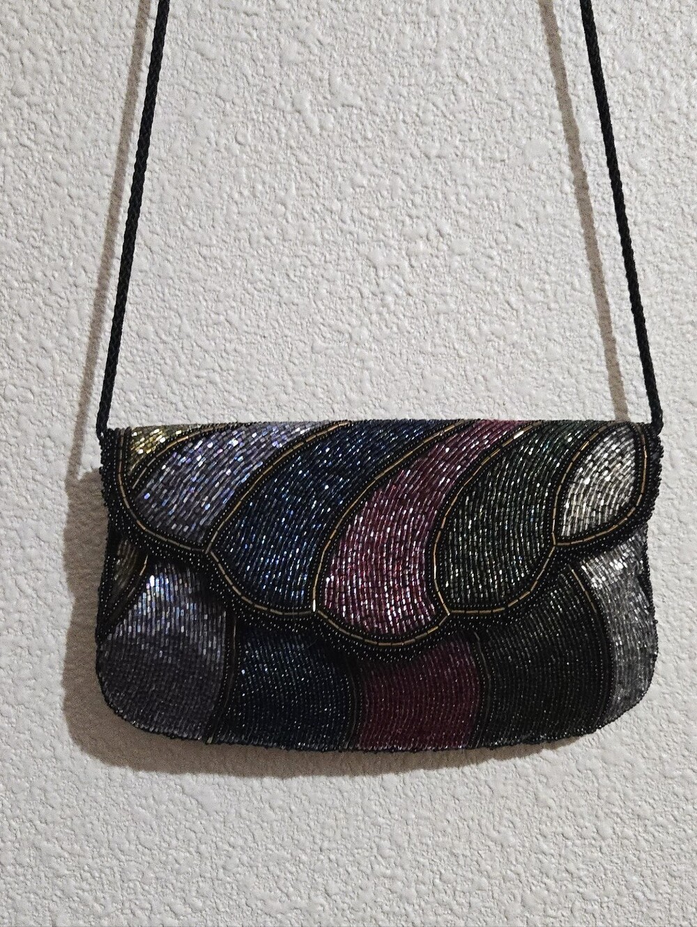 Vintage Malcolm Starr Beaded Evening Bag / Clutch - Retro-Glam - Formal Bag- 9x5